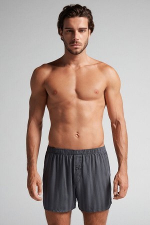 Intimissimi Woven Modal Boxers Grå | BDKSO72871